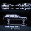 1/64 Mortal MMBES124B Mercedes-Benz E-Class Mk1 S124 Black