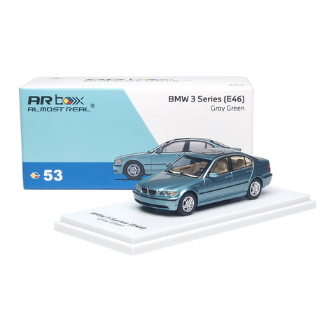 (Pre-Order) 1/64 Almost Real 630401001 BMW 3 Series (E46) Gray Green