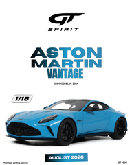 (Pre-Order) 1/18 GT Spirit GT1008 Aston Martin Vantage 2024 Elwood Blue
