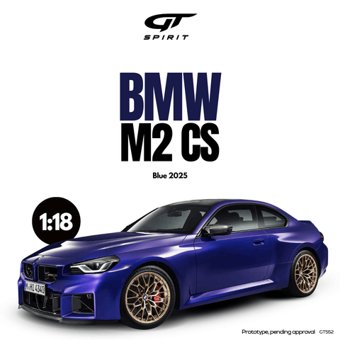 (Pre-Order) 1/18 GT Spirit GT552 BMW M2 CS 2025 Blue