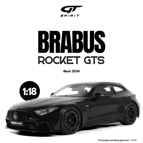(Pre-Order) 1/18 GT Spirit GT544 Brabus Rocket GTS 2024 Black