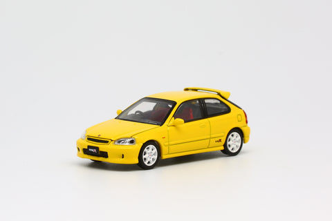 (Pre-Order) 1/64 Model 1 C33301 Honda Civic Type R EK9 Phoenix Yellow
