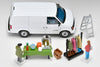 (Pre-Order) 1/64 Tomytec Diorama Collection64 #CarSnap26a Swap Meet w/ Chevrolet Astro Van