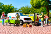 (Pre-Order) 1/64 Tomytec Diorama Collection64 #CarSnap26a Swap Meet w/ Chevrolet Astro Van