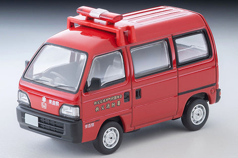 (Pre-Order) 1/64 Tomytec LV-N387a Honda Acty Van Inspection and Guidance Vehicle Chichibu Fire Station