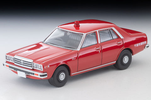 (Pre-Order) 1/64 Tomytec LV-N384a Nissan Laurel 1800 1978 Custom Fire Department Command Vehicle (Chiba City Fire Bureau)