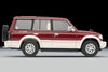 (Pre-Order) 1/64 Tomytec LV-N206b Mitsubishi Pajero Mid Roof Wide VR 1996 Red/ Beige