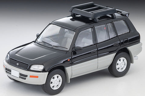 (Pre-Order) 1/64 Tomytec LV-N354e Toyota RAV4J V Extra Two Tone Package 1996 Black/ Silver