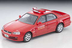 (Pre-Order) 1/64 Tomytec LV-N363a Nissan Skyline 4 Door Sports Sedan GT Fire Command Vehicle Chichibu Fire Department