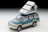 (Pre-Order) 1/64 Tomytec LV-N206c Mitsubishi Pajero Mid Roof Wide VR (w/ Genuine Options Parts) 1991 Green/ Beige w/ Tent & Figure