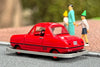 (Pre-Order) 1/64 Tomytec Kodomonokuni Theme Park x TLV Datsun Baby Restored Car Red with Figure
