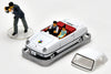 (Pre-Order) 1/64 Tomytec Kodomonokuni Theme Park x TLV Datsun Baby No.6 White with Figure