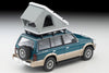 (Pre-Order) 1/64 Tomytec LV-N206c Mitsubishi Pajero Mid Roof Wide VR (w/ Genuine Options Parts) 1991 Green/ Beige w/ Tent & Figure