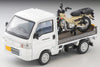 (Pre-Order) 1/64 Tomytec LV-N330a Honda Acty Truck Bike Shop Ver. White w/ Honda CT125 Hunter Cub