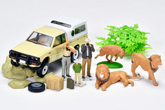 (Pre-Order) 1/64 Tomytec #CarSnap 32a Safari 4 w/ Nissan Truck 4x4 King Cab