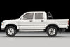 (Pre-Order) 1/64 Tomytec LV-N256c Toyota Hilux 4WD Pickup Double Cab SSR 1991 Silver