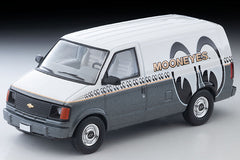 (Pre-Order) 1/64 Tomytec LV-N344c Chevrolet Astro Van Mooneyes White/ Gray