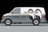 (Pre-Order) 1/64 Tomytec LV-N344c Chevrolet Astro Van Mooneyes White/ Gray