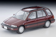 (Pre-Order) 1/64 Tomytec LV-N297b Honda Civic Shuttle 56i 1990 Red
