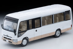(Pre-Order) 1/64 Tomytec LV-N294d Toyota Coaster LX White/ Beige