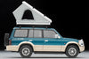 (Pre-Order) 1/64 Tomytec LV-N206c Mitsubishi Pajero Mid Roof Wide VR (w/ Genuine Options Parts) 1991 Green/ Beige w/ Tent & Figure