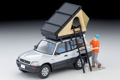 (Pre-Order) 1/64 Tomytec LV-N354c Toyota RAV4J V Silver w/ Tent & Figure