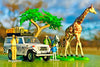 (Pre-Order) 1/64 Tomytec Diorama Collection64 #CarSnap28a Safari 1 w/ Toyota Land Cruiser FJ56V