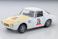 (Pre-Order) 1/64 Tomytec LV-215b Toyota Sports 800 1965 Custom Color White/ Yellow