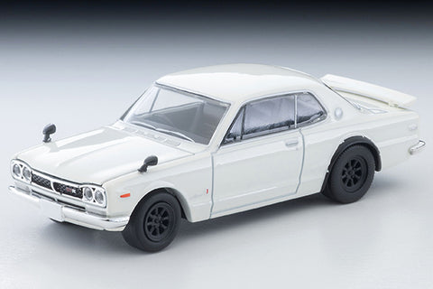 (Pre-Order) 1/64 Tomytec LV-N380a Nissan Skyline Hardtop 2000GT-R RS Watanabe Wheels 1972 White