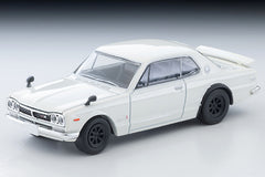 (Pre-Order) 1/64 Tomytec LV-N380a Nissan Skyline Hardtop 2000GT-R RS Watanabe Wheels 1972 White
