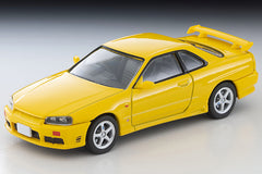 (Pre-Order) 1/64 Tomytec LV-N365a Nissan Skyline 2 Door Sports Coupe 25GT Turbo with Option Parts 1998 Yellow