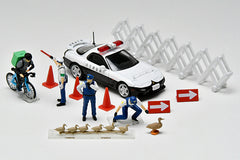 1/64 Tomytec Diorama Collection64 #CarSnap16b Police 2 w/ Mazda RX-7 Saitama Prefecture Police Car