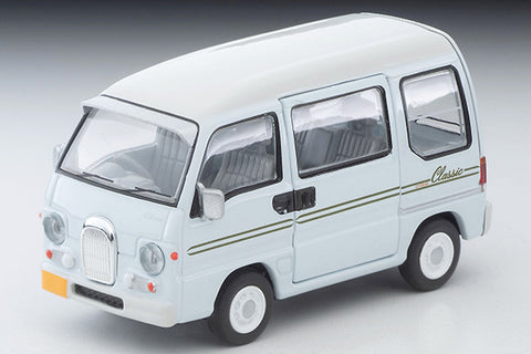 (Pre-Order) 1/64 Tomytec LV-N249f Subaru Sambar Dias Classic 1998 40th Anniversary Light Blue/ White