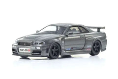 (Pre-Order) 1/64 Kyosho K07130LGR Nissan Skyline GT-R Gray (Nismo BNR34 CRS Version)