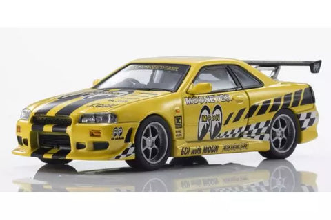 (Pre-Order) 1/64 Kyosho K07134LM1 Nissan Skyline GT-R (R34) MoonEyes 1