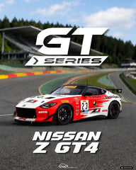 (Pre-Order) 1/18 OttOmobile OT1197 Nissan Z GT4 2023 White #23