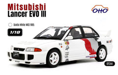 (Pre-Order) 1/18 OttOmobile OT1344 Mitsubishi Lancer Evolution 3 1995 Scotia White W83