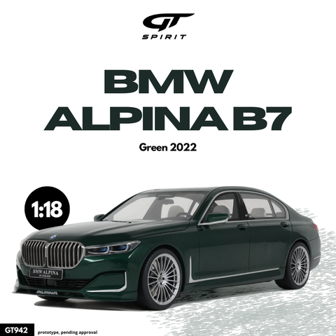(Pre-Order) 1/18 GT Spirit GT942 BMW Alpina B7 2022 Green