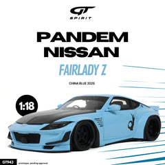(Pre-Order) 1/18 GT Spirit GT943 Pandem Nissan Fairlady Z 2025 China Blue
