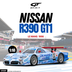 (Pre-Order) 1/18 GT Spirit GT529 Nissan R390 GT1 Le Mans 1998 Blue