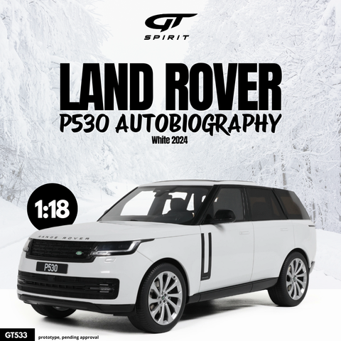 (Pre-Order) 1/18 GT Spirit GT533 Range Rover P530 Autobiography 2024 White