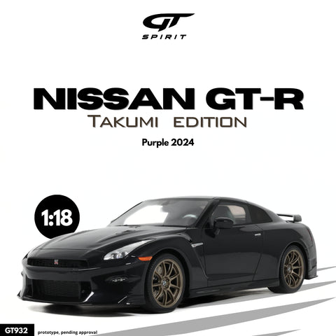(Pre-Order) 1/18 GT Spirit GT932 Nissan GT-R Takumi Edition 2024 Purple