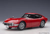 1/18 AUTOART 78761 Toyota 2000 GT (Red with Metal Wire Spoke Wheels)