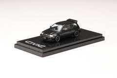 1/64 Hobby Japan HJ641029CBK Honda Civic Si (AT) 1984 Customized Version Black