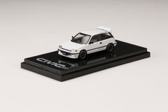 1/64 Hobby Japan HJ641029CW Honda Civic Si (AT) 1984 Customized Version White