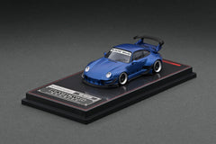 1/64 Ignition Model IG2150 RWB 993 Matte Blue Metallic