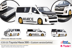1/64 Toyota Hiace 300 Custom Version White