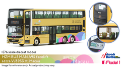 1/76 HZM Bus MAN A95 Facelift 12m - VJ3933 Dest. Macau