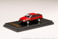 1/64 Hobby Japan HJ641037ARK Toyota Corolla Levin AE86 3 Door GT APEX Red Black