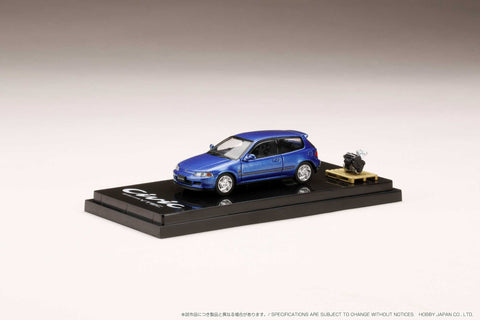 1/64 Hobby Japan HJ641017GBL Honda Civic (EG6) SiR II Blue